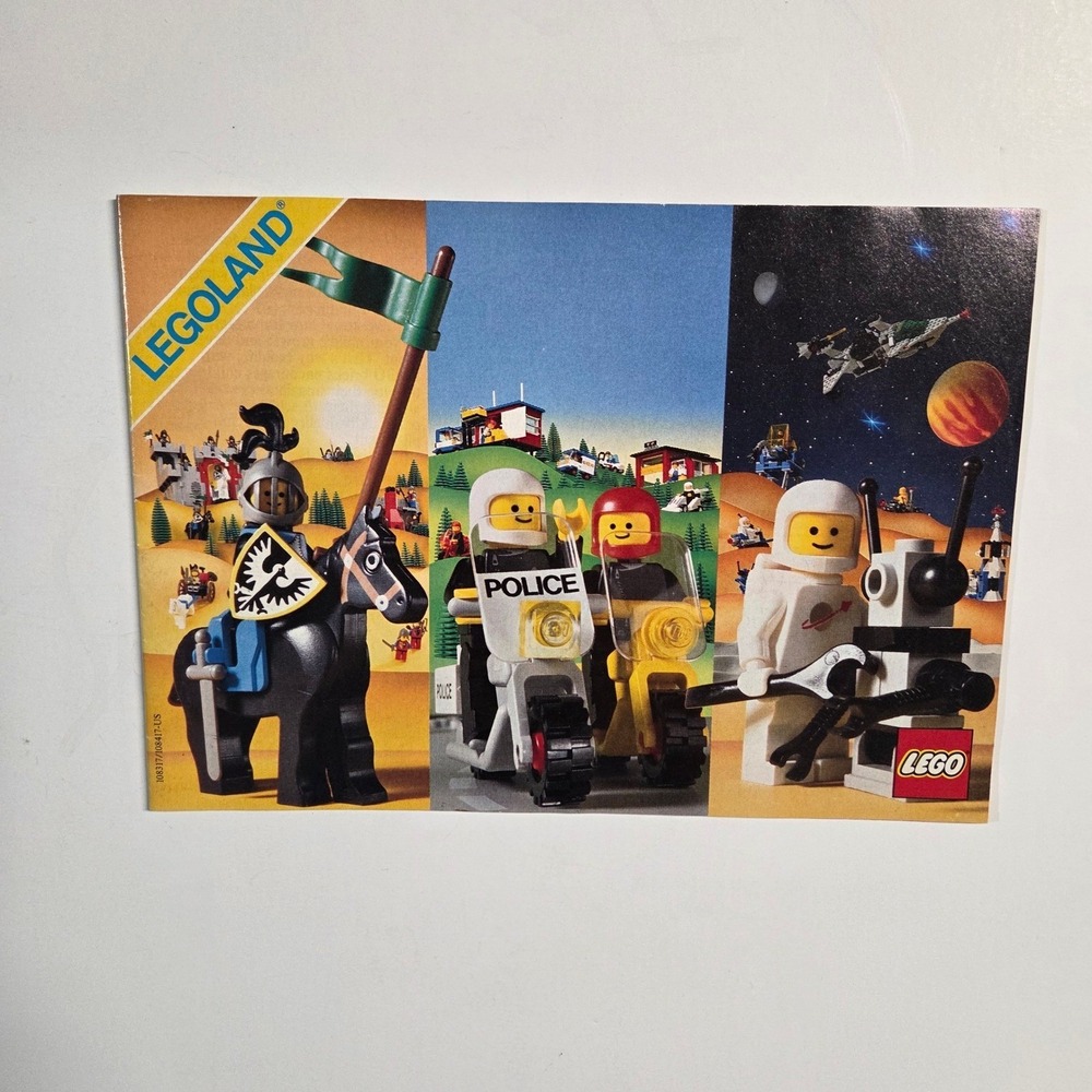 LEGO Legoland Brochure 1985‎ Vintage Mail Order Catalog Space Castle Town Multi
